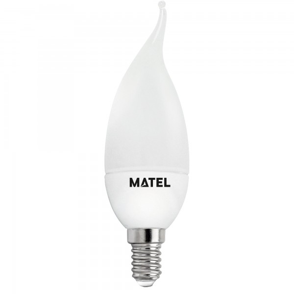 Bombilla LED vela flama 3 intensidades E14 Matel - merkcty.com