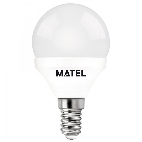 Bombilla LED esférica E14 5W RGB Matel - merkcty.com