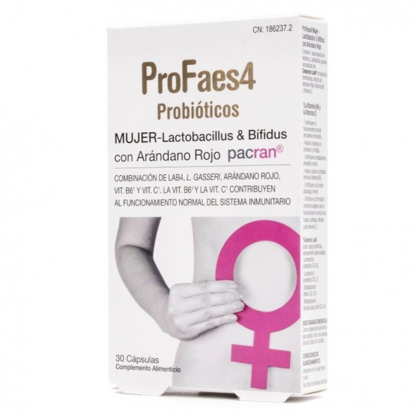 ProFaes4 Probióticos Mujer 30 Cápsulas - merkcty.com
