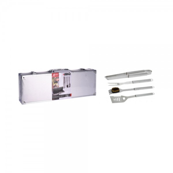 Conjunto de 4 utensilios para barbacoa - merkcty.com