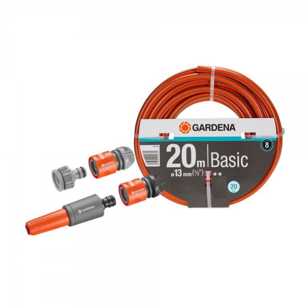 Kit manguera de jardín Gardena Basic 20m - merkcty.com